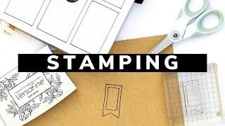 Jennie McGarvey Stamping Basics HOW TO Stamp With Archer & Olive