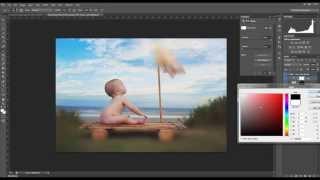 Summerana Skies Overlay and Action Collection Preview and Tutorial for Photoshop