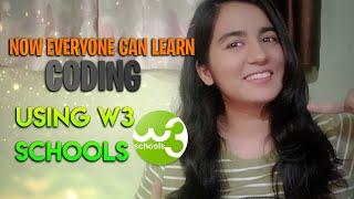 HOW EVERYONE CAN LEARN CODING using W3 SCHOOLS / With Theory & Online Editor | Shivani Singh