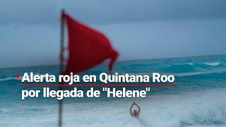 ¡Quintana Roo en alerta ROJA! Fuerte viento provocan cortes a la energía eléctrica y fallos en señal