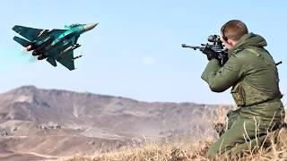 SNIPER vs JETS! Ukrainian Sniper hit the North Korean SU-34 jet with a direct shot