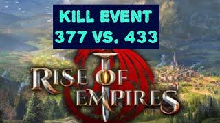 Rise of Empires Kill Event - 377 vs. 433