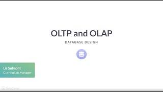 SQL Tutorial: OLTP and OLAP