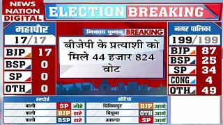 UP Nikay Chunav Results 2023: Meerut में पांचवें राउंड के बाद BJP आगे | UP Nagar Nigam Chunav