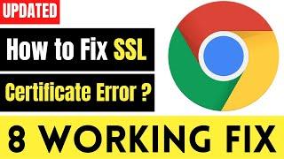 How to Fix SSL Certificate Error in Google Chrome 2021 UPDATED | SIMPLE & QUICK TUTORIAL