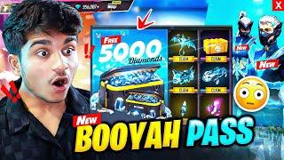 Buy New Booyah Pass And Get 5000 Diamonds FREE  - Free Fire Max