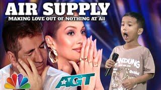 Golden Buzzer | The judges cried when he heard the song Air Supply with an extraordinary voice