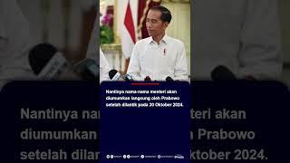 Gibran Sebut Ada Peran Jokowi dalam Proses Penyusunan Kabinet Prabowo #kabinetprabowogibran #gibran