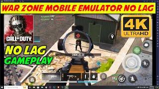 War Zone Mobile Emulator No Lag Settings | Bluestacks 5 warzone mobile 60 fps Gameplay (4k)