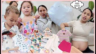 MGA BINILI FOR PINAS! READY NA ANG OUTFITS NG KIDS! ️ | rhazevlogs