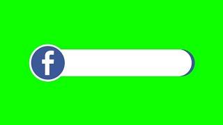 Facebook lower Thirds Animation Green Screen Free Download