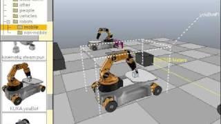 Robot Simulator: KUKA YouBot in V-REP