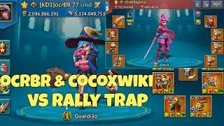 Lords Mobile - 2 MAXED ACCOUNTS AGAINST CRAZY 700M RALLY TRAP. OCRBR & COCOXWIKI