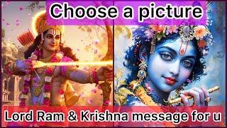 Lord Rama and Krishna messages for you  Choose a picture  timeless