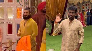 Atlee Ranveer singh At Anant Ambani Radhika merchant Haldi  ceremony in Mumbai