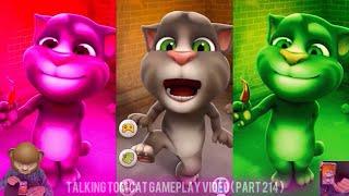 Talking tom cat gameplay video ( Part 214 )