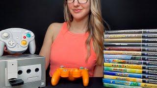 ASMR Video Game Store Roleplay - Cleaning Games  Soft Spoken, GameCube
