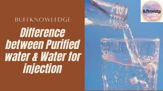 क्या है ? Purified water and water for injection ! Distillation process ! Pharmaceutics