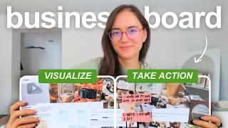 how to make a business vision board *that works* for 2025