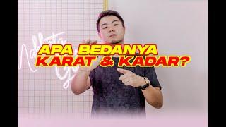 MENGENAL PERBEDAAN KADAR EMAS DAN KARAT EMAS