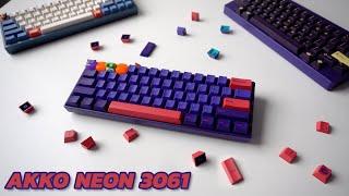 Epomaker Akko Neon 3061 Review, This Keyboard is a VIBE! (Gateron Orange Switches)