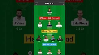 SOB vs LNS Dream11 Prediction Team Today || The Hundred Men's 2024 ||  #shorts #trending #viral