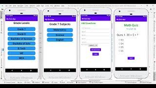 Quiz app in Android Studio using Kotlin || MYSql database || Retrofit || Quiz with Timer on question