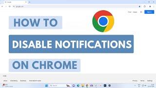 How to disable Notifications in Google Chrome on PC or Laptop