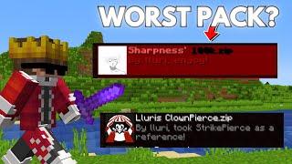 Comparing @sharpnessyt and @ClownPierce Texture Pack Which One is the best...