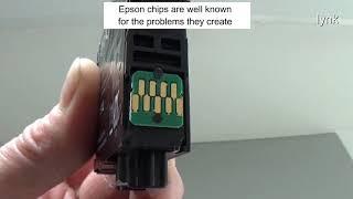 Come non avere più bisogno dei chip delle cartucce in una stampante Epson (chipless)