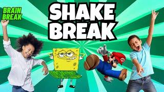 SHAKE BREAK | BRAIN BREAK FOR KIDS | Fun like Floor is lava and freeze dance, GoNoodle Inspired