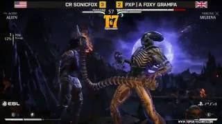 MKX - ESL S3 Finals - SonicFox (Alien) Vs FOxy Grampa (Mileena) Epic Grand Finals