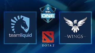 Dota 2 - Team Liquid vs. Wings - Game 3 - ESL One Manila 2016 - Grand Final