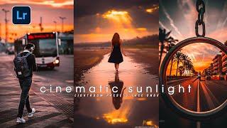 tutorial edit foto cinematic sunlight lightroom presets | lightroom flim presets free dngx