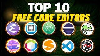 10 Best FREE Code Editors for Programmers | Software Engineers