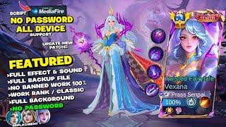 NEW Script Skin Vexana Zenith No Password | Effect & Voice - New Patch Mobile Legends