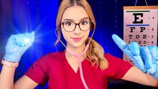 ASMR FASTEST Nurse Exam EVER  Medical Roleplay  Cranial Nerve, Eye, Ear, Personal Attention 