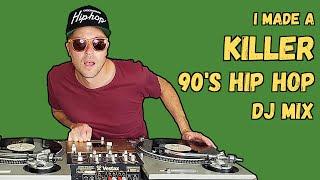 I Made A Killer, 90's Hip Hop Old School DJ Mix With Vinyl Records