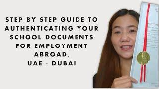 How to DFA Authenticate Your Documents (TOR & Diploma) for Employment Abroad