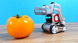 Сможет ли Cozmo нарезать салат из помидоров? 