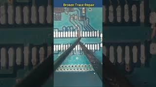 Broken Trace Repair #technology #mobilerepair