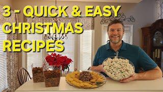 3 - Quick and Easy Christmas Recipes   // Gardening with Grayson