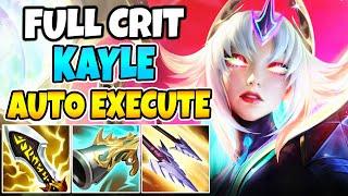 100% CRIT KAYLE IS AMAZING! (EXECUTE WITH AA) - League of Legends