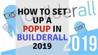 How to Set up a Popup in Builderall 2019