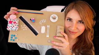 ASMR fidget board  Hand made & Extra descriptive *27 min long*