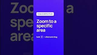 How to zoom to a specific area in Figma #shorts #figmatutorial #figmatips