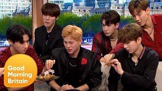 K-Pop Sensations MONSTA X Try Marmite and Scotch Eggs for the First Time | Good Morning Britain