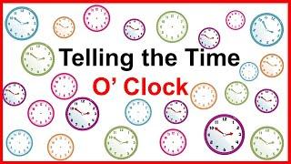 Telling the Time | O'clock | Kindergarten | Preschool online Learning | Preschool Videos