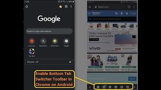 Enable Bottom Tab Switcher Toolbar in Chrome on Android |2020|