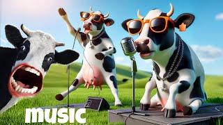 FUNNY COW DANCE 4│Cow Song & Cow Videos 2024 | Cow dance mix | funny dancing cow | gay | gaiya dance
